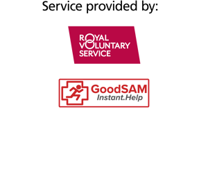 Royal Voluntary Service / GoodSAM lock up logo 
